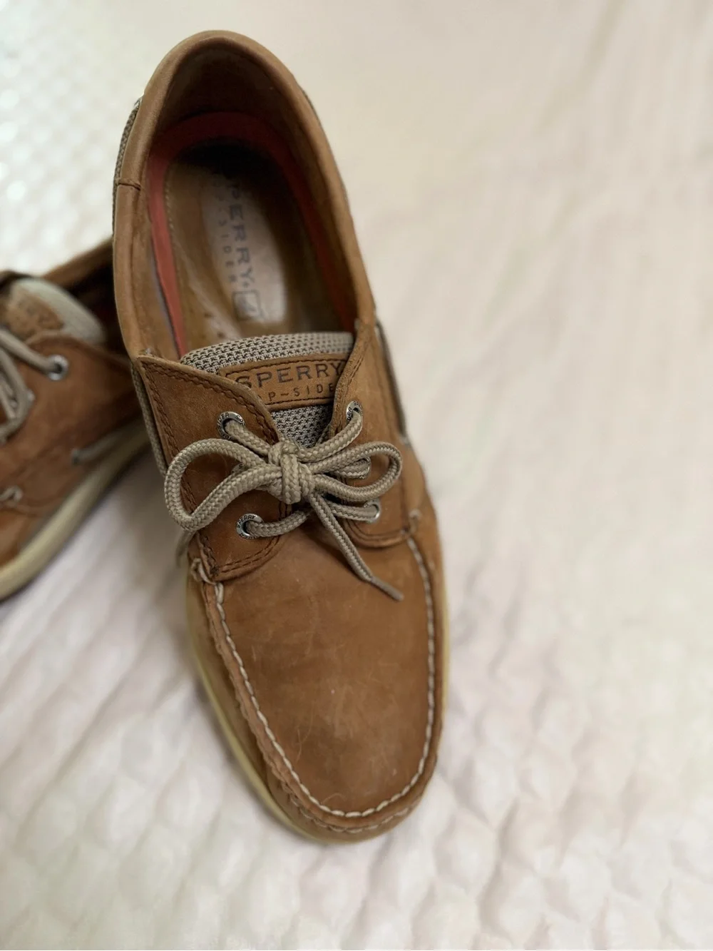 Sperry Brown Leather 2-Eye Boat Shoes